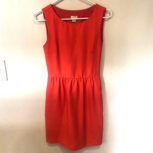 J. CREW Pink Coral Mini Dress With Pockets 00